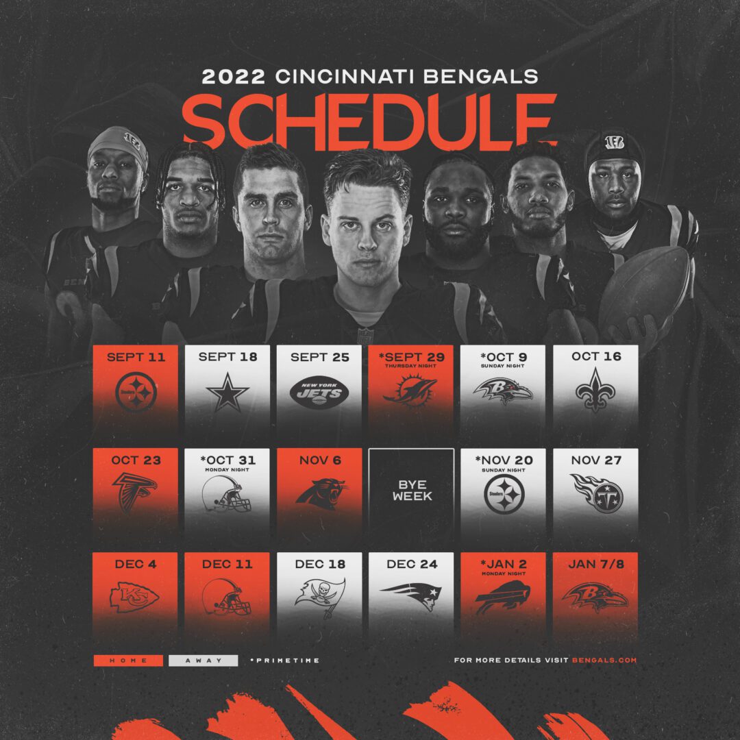 Cincinnati Bengals 2022 Schedule Mega Sports News