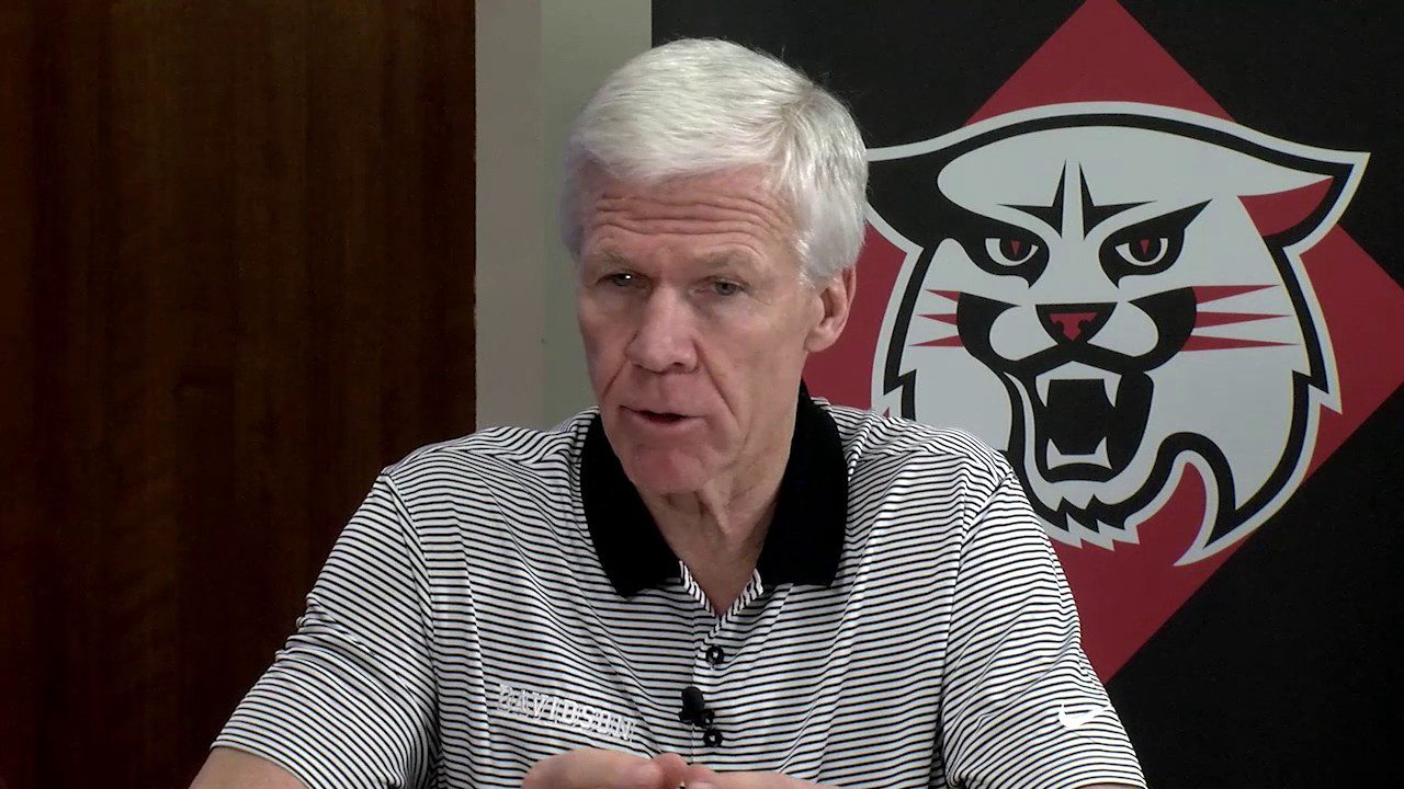 Davidson Men's Basketball News Hall of Fame head coach Bob McKillop