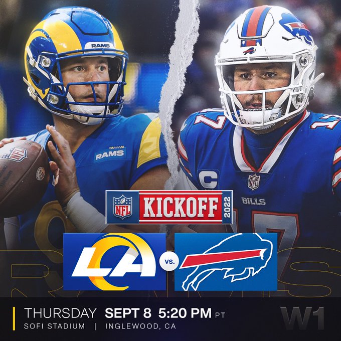 First Look: Rams host Bills in 2022 NFL Kickoff game
