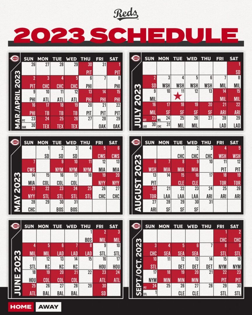 Cincinnati Reds 2023 Baseball Schedule Mega Sports News
