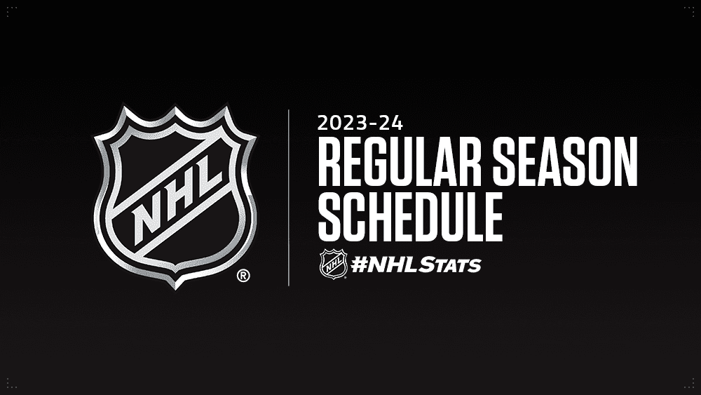 NHL News NHLStats Pack 202324 Regular Season Schedule Mega Sports